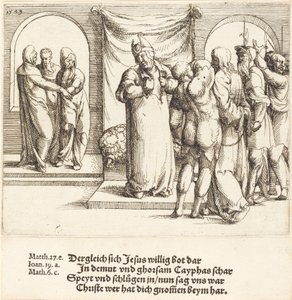 Christ is Mocked, and Caiaphas Rends His Garments, 1549