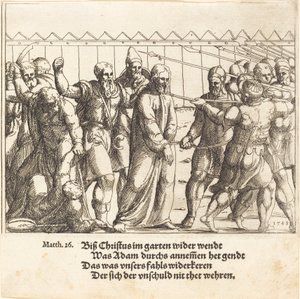 Jesus Being Led to Caiaphas