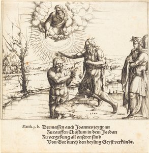 The Baptism of Christ by Augustin Hirschvogel