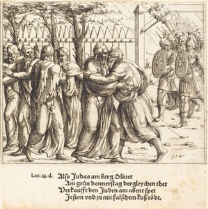 The Kiss of Judas by Augustin Hirschvogel