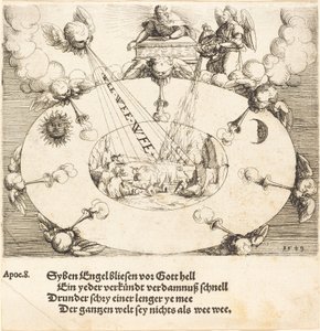 The Opening of the Seventh Seal by Augustin Hirschvogel