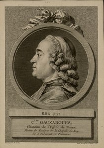 Portrait of Charles Gauzargues 1725-1799, 1767 by Augustin Saint Aubin de