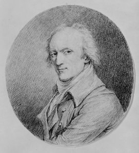 Male Portrait by Augustin de Saint-Aubin