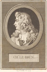 Charles Le Brun by Augustin de Saint Aubin