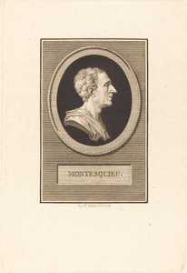 Charles Louis de Secondat Montesquieu by Augustin de Saint Aubin