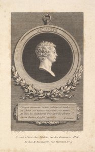 Portrait of De Larive by Augustin de Saint Aubin