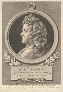 Portrait of Jean-Baptiste Lully by Augustin de Saint Aubin