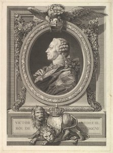 Portrait of Victor Amadeus III, King of Sardinia by Augustin de Saint Aubin