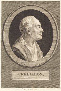 Prosper Jolyot de Crebillon by Augustin de Saint Aubin