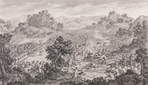 The Great Victory of Qurman, 1770 by Augustin de Saint Aubin