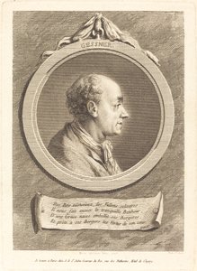 Salomon Gessner by Augustin de Saint Aubin after Vivant Denon