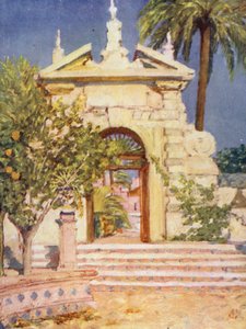 A Gate in the Garden of the Alcazar, Seville
