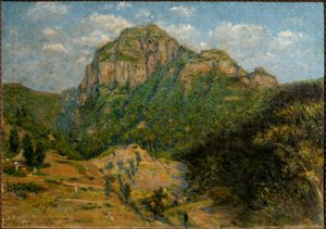 African Landscape by Augusto Valli