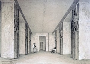 Interior of the North Temple, Ebsamboul, Nubia, Egypt
