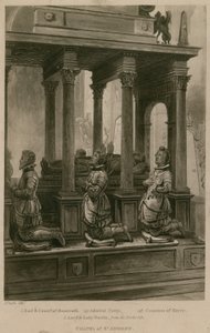 Chapel of St Andrew, Westminster Abbey, London by Augustus Charles Pugin