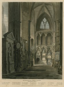 Entrance into Poets Corner, Westminster Abbey, London