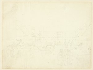 Study for Hospital, Middlesex, from Microcosm of London