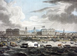 The Funeral Procession of the Late Lord Viscount Horatio Nelson by Augustus Charles Pugin