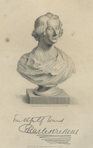 Charles Dickens (after a bust by Henry Dexter, c.1942) by Augustus Halbert
