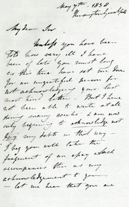 A Letter from Augustus Wall Callcott, 7 May 1838, 1904 by Augustus Wall Callcott