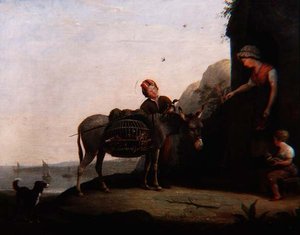 Bargaining for Poultry by Augustus Wall Callcott