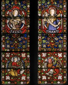 Christ Surrounded by Angels (detail) by Augustus Welby Northmore Pugin