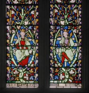 East Window with Jesse Tree (detail) by Augustus Welby Northmore Pugin