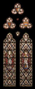 St. John of Beverley & St. Elizabeth of Hungary by Augustus Welby Northmore Pugin