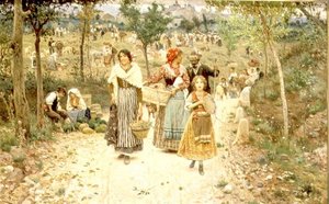 Returning from the Village Fete