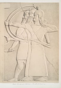 Two Archers and a Shield Bearer, 1849