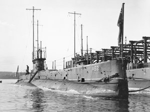 Australian Navy submarines AE1 and AE2, c.1914