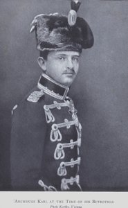 Archduke Karl, Later Charles I, Emperor of Austria by Austrian Photographer