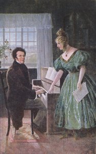 Franz Peter Schubert Playing the Piano
