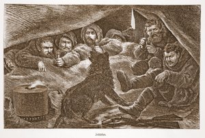 Life in the tent, 1896 by Austrian School