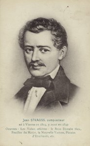 Portrait of Johann Strauss II by Austrian School