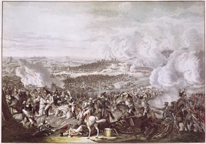 The Flight of Napoleon after the Battle of Waterloo by Austrian School