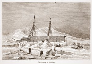 The Germania clad for winter, 1876