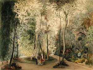 The Winter Garden of the Hofburg Palace, Vienna, 1852