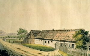 The birthplace of Franz Joseph Haydn in Rohrau, Lower Austria by Austrian School