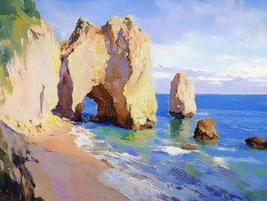 Coastal Archway View