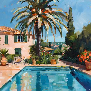 Mediterranean Poolside Villa by Avanesova Elena