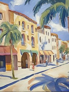 Mediterranean Street Scene
