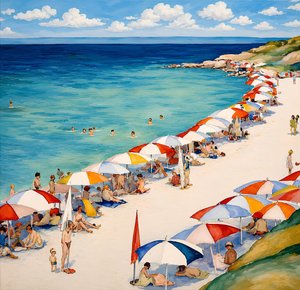 Sunny Beach Day by Avanesova Elena