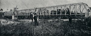 Ponte da E. F. Mogyana sobre o Rio Pardo
