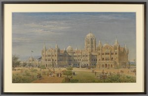 The Great Indian Peninsula Railway Terminus and Administrative Offices, Bombay, Later called the Victoria Railway Terminus by Axel Haig