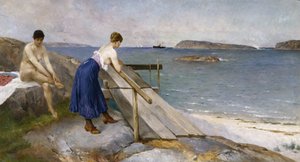 Bathing women by Axel Hjalmar Ender