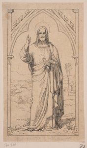 Christ Blessing by Axel Theodor Kittendorff
