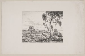 Parti ved Hammershus by Axel Theodor Kittendorff