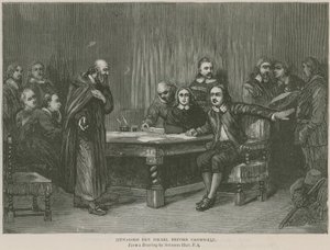 Menasseh Ben Israel before Cromwell by Axel Törneman