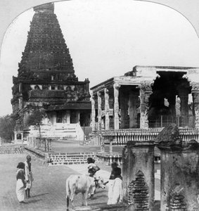 The Great Pagoda of Tanjore Thanjavur, India by B. L. Singley